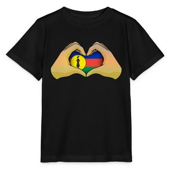 Neukaledonien - Stanley/Stella Kinder T-Shirt MINI CREATOR  - Schwarz - Vorne - Mikhail (115cm)