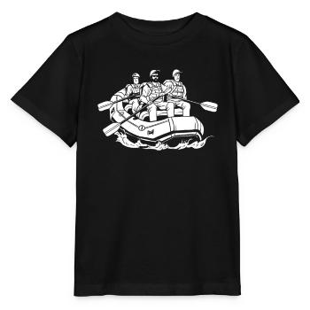 Rafting - T-shirt bio MINI CREATOR Stanley/Stella Enfant - noir - Devant - Mikhail (115cm)