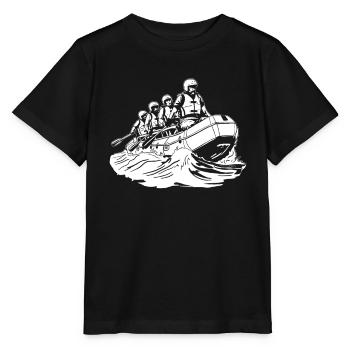 Rafting - T-shirt bio MINI CREATOR Stanley/Stella Enfant - noir - Devant - Mikhail (115cm)