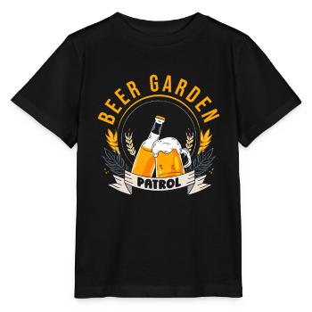 Hobby jardinier jardin bière de jardin - T-shirt bio MINI CREATOR Stanley/Stella Enfant - noir - Devant - Mikhail (115cm)