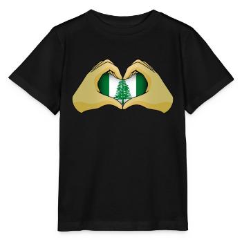 Norfolk Island - Stanley/Stella MINI CREATOR Kids’ T-Shirt - black - Front - Mikhail (115cm)