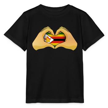 Zimbabwe - Stanley/Stella MINI CREATOR Kids’ T-Shirt - black - Front - Mikhail (115cm)