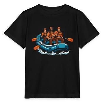 Rafting - T-shirt bio MINI CREATOR Stanley/Stella Enfant - noir - Devant - Mikhail (115cm)