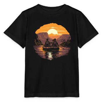 Rafting - T-shirt bio MINI CREATOR Stanley/Stella Enfant - noir - Devant - Mikhail (115cm)