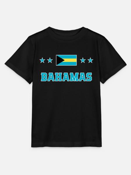 Bahamas - Stanley/Stella Kinder T-Shirt MINI CREATOR - Schwarz