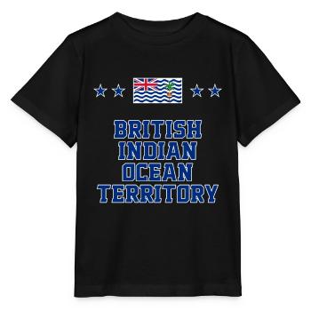 British Indian Ocean Territory - Stanley/Stella MINI CREATOR Kids’ T-Shirt - black - Front - Mikhail (115cm)
