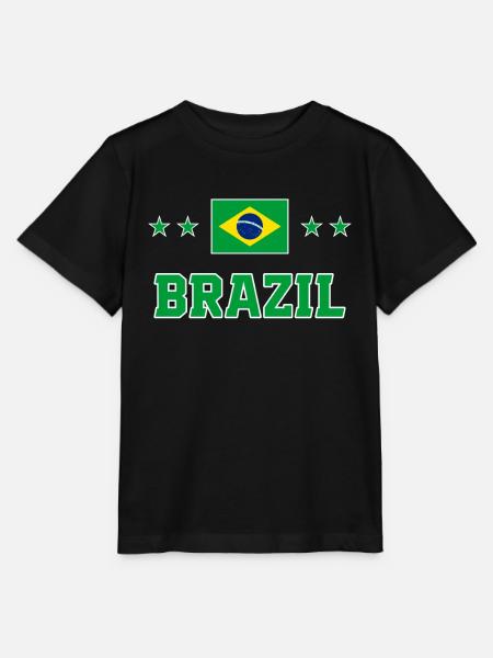 Brasilien - Stanley/Stella Kinder T-Shirt MINI CREATOR - Schwarz