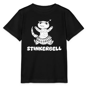 Putois furet - T-shirt bio MINI CREATOR Stanley/Stella Enfant - noir - Devant - Mikhail (115cm)