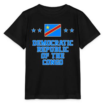 République démocratique du Congo - T-shirt bio MINI CREATOR Stanley/Stella Enfant - noir - Devant - Mikhail (115cm)