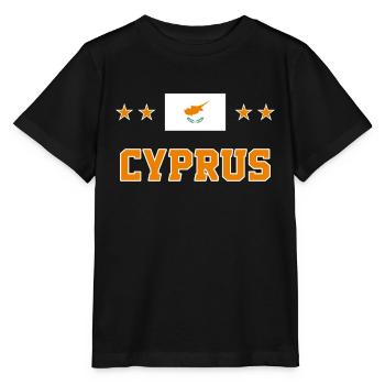 Zypern - Stanley/Stella Kinder T-Shirt MINI CREATOR  - Schwarz - Vorne - Mikhail (115cm)