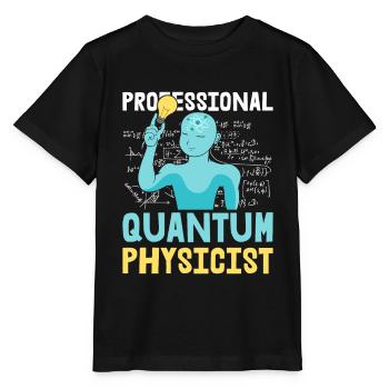 Physique Phyker Drôle de physique quantique - T-shirt bio MINI CREATOR Stanley/Stella Enfant - noir - Devant - Mikhail (115cm)