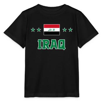 Irak - T-shirt bio MINI CREATOR Stanley/Stella Enfant - noir - Devant - Mikhail (115cm)