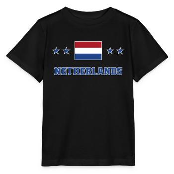 Netherlands - Stanley/Stella MINI CREATOR Kids’ T-Shirt - black - Front - Mikhail (115cm)