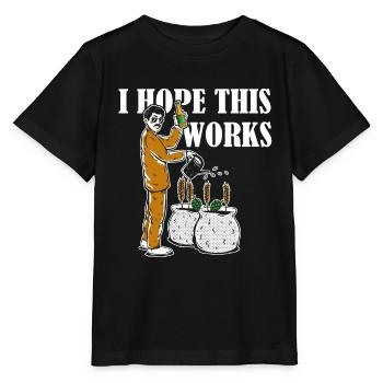 Hobby Gardener Garden Funny Garden Bière - T-shirt bio MINI CREATOR Stanley/Stella Enfant - noir - Devant - Mikhail (115cm)