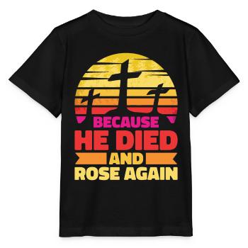 Christianisme chrétien - T-shirt bio MINI CREATOR Stanley/Stella Enfant - noir - Devant - Mikhail (115cm)