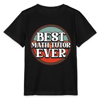 Professeur de mathématiques Professeur de mathématiques Tuteur de mathématiques - T-shirt bio MINI CREATOR Stanley/Stella Enfant - noir - Devant - Mikhail (115cm)
