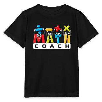 Math Teacher Math Teacher Math Tutor - Stanley/Stella MINI CREATOR Kids’ T-Shirt - black - Front - Mikhail (115cm)