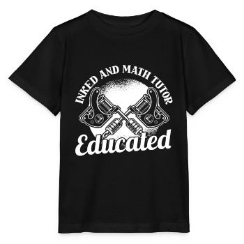 Math Teacher Math Teacher Tattoo - Stanley/Stella MINI CREATOR Kids’ T-Shirt - black - Front - Mikhail (115cm)