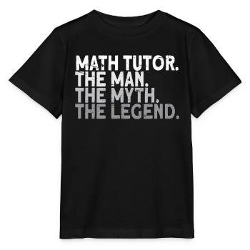 Math Teacher Math Teacher Funny - Stanley/Stella MINI CREATOR Kids’ T-Shirt - black - Front - Mikhail (115cm)