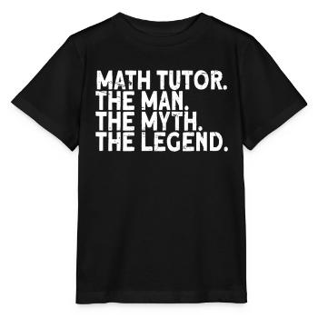 Math Teacher Math Teacher Funny - Stanley/Stella MINI CREATOR Kids’ T-Shirt - black - Front - Mikhail (115cm)