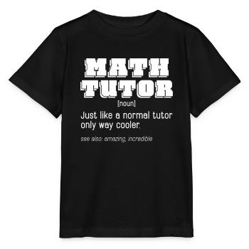Math Teacher Math Teacher Funny - Stanley/Stella MINI CREATOR Kids’ T-Shirt - black - Front - Mikhail (115cm)