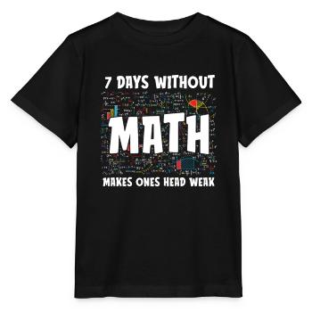 Math Teacher Math Teacher Funny - Stanley/Stella MINI CREATOR Kids’ T-Shirt - black - Front - Mikhail (115cm)