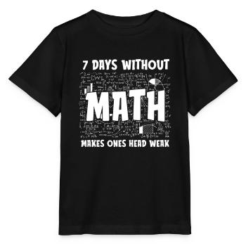 Math Teacher Math Teacher Funny - Stanley/Stella MINI CREATOR Kids’ T-Shirt - black - Front - Mikhail (115cm)
