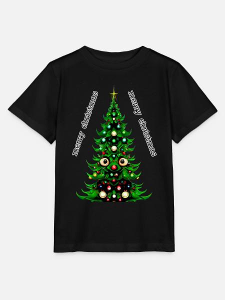 Frohe Weihnachten - Stanley/Stella Kinder T-Shirt MINI CREATOR - Schwarz