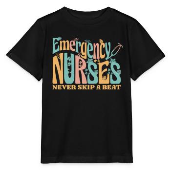 Krankenschwester Notfall - Stanley/Stella Kinder T-Shirt MINI CREATOR  - Schwarz - Vorne - Mikhail (115cm)