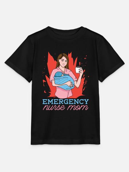 Krankenschwester Mutter Notfall Krankenschwester - Stanley/Stella Kinder T-Shirt MINI CREATOR - Schwarz