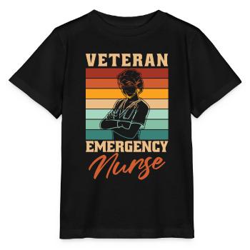 Nurse Emergency Nurse - Stanley/Stella MINI CREATOR Kids’ T-Shirt - black - Front - Mikhail (115cm)
