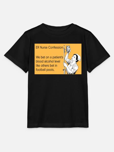 Krankenschwester Witzig Notfall Krankenschwester - Stanley/Stella Kinder T-Shirt MINI CREATOR - Schwarz