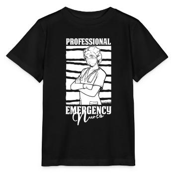 Nurse Professional - Stanley/Stella MINI CREATOR Kids’ T-Shirt - black - Front - Mikhail (115cm)