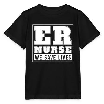 Krankenschwester Äh Notfall Krankenschwester - Stanley/Stella Kinder T-Shirt MINI CREATOR  - Schwarz - Vorne - Mikhail (115cm)