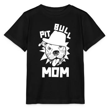 Pitbull Mom Pitbull Prohibition Mom - Stanley/Stella MINI CREATOR Kids’ T-Shirt - black - Front - Mikhail (115cm)