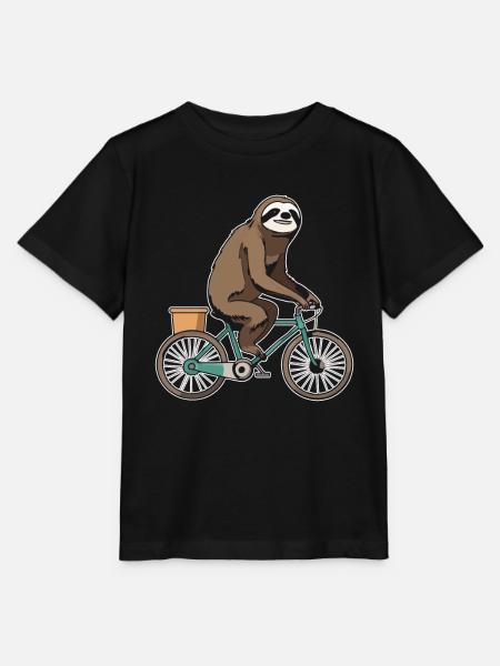 Faultier - Stanley/Stella Kinder T-Shirt MINI CREATOR  - Schwarz