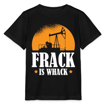 Fracturation hydraulique d’une plate-forme pétrolière - T-shirt bio MINI CREATOR Stanley/Stella Enfant - noir - Devant - Mikhail (115cm)