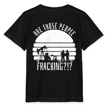 Ölfeld Bohrinsel Fracking - Stanley/Stella Kinder T-Shirt MINI CREATOR  - Schwarz - Vorne - Mikhail (115cm)