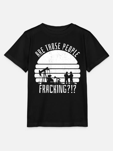 Ölfeld Bohrinsel Fracking - Stanley/Stella Kinder T-Shirt MINI CREATOR  - Schwarz