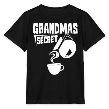 Coffee Cafe Grandma Coffee Wine Grandmas Secret - Stanley/Stella MINI CREATOR Kids’ T-Shirt - black - Front - Mikhail (115cm)