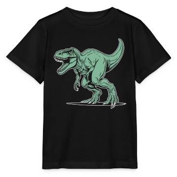 Trex T Rex Dino Grand - T-shirt bio MINI CREATOR Stanley/Stella Enfant - noir - Devant - Mikhail (115cm)