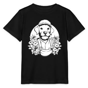 Hobbygärtner Garten - Stanley/Stella Kinder T-Shirt MINI CREATOR  - Schwarz - Vorne - Mikhail (115cm)