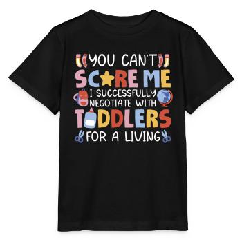 Institutrice de maternelle, assistante maternelle - T-shirt bio MINI CREATOR Stanley/Stella Enfant - noir - Devant - Mikhail (115cm)