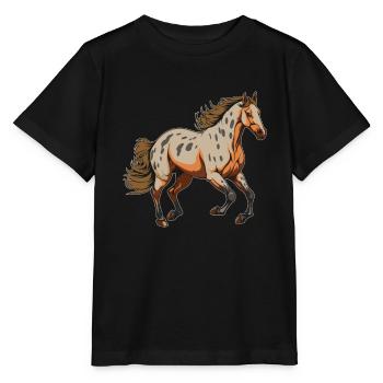 Sports équestres équestres à cheval - T-shirt bio MINI CREATOR Stanley/Stella Enfant - noir - Devant - Mikhail (115cm)