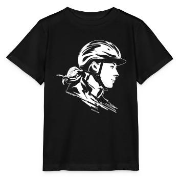 Horses - Stanley/Stella MINI CREATOR Kids’ T-Shirt - black - Front - Mikhail (115cm)
