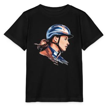 Horses - Stanley/Stella MINI CREATOR Kids’ T-Shirt - black - Front - Mikhail (115cm)