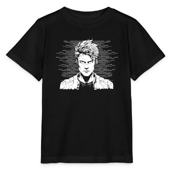 Développeur, Codeur, Programmeur - T-shirt bio MINI CREATOR Stanley/Stella Enfant - noir - Devant - Mikhail (115cm)
