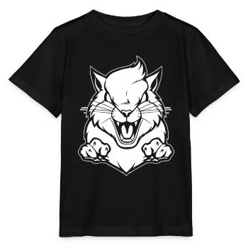 Squirrel Angry - Stanley/Stella MINI CREATOR Kids’ T-Shirt - black - Front - Mikhail (115cm)
