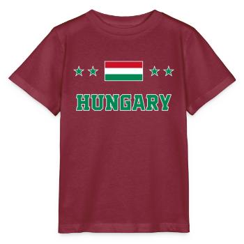 Hongrie - T-shirt bio MINI CREATOR Stanley/Stella Enfant - bordeaux - Devant - Kain (125cm)