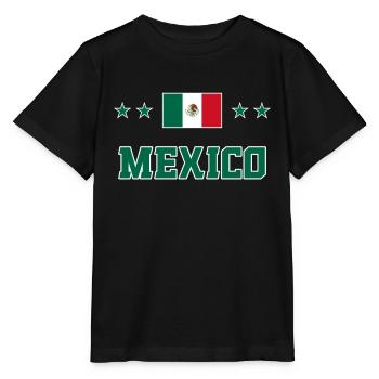 Mexiko - Stanley/Stella Kinder T-Shirt MINI CREATOR  - Schwarz - Vorne - Mikhail (115cm)